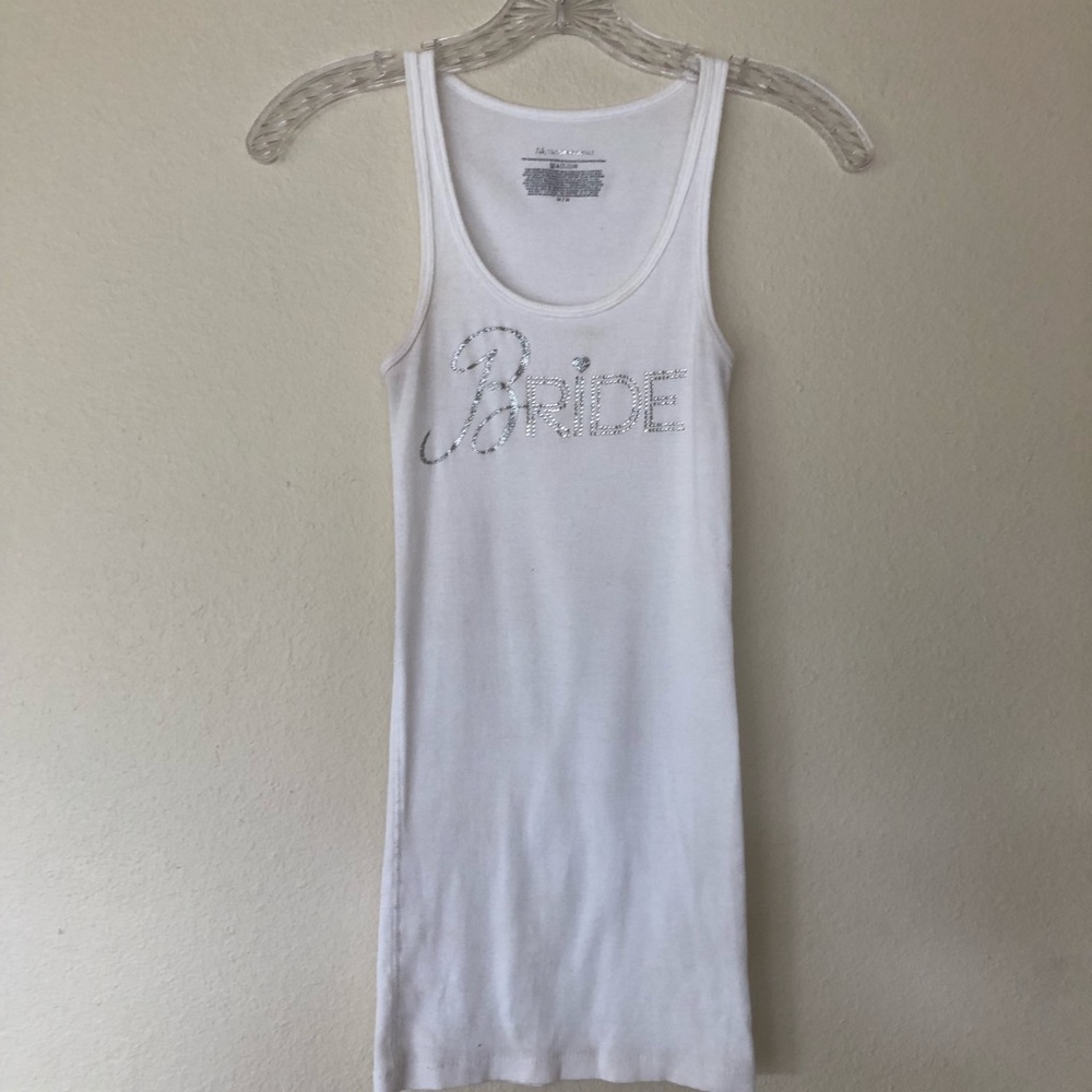 Victoria’s Secret bride tank.